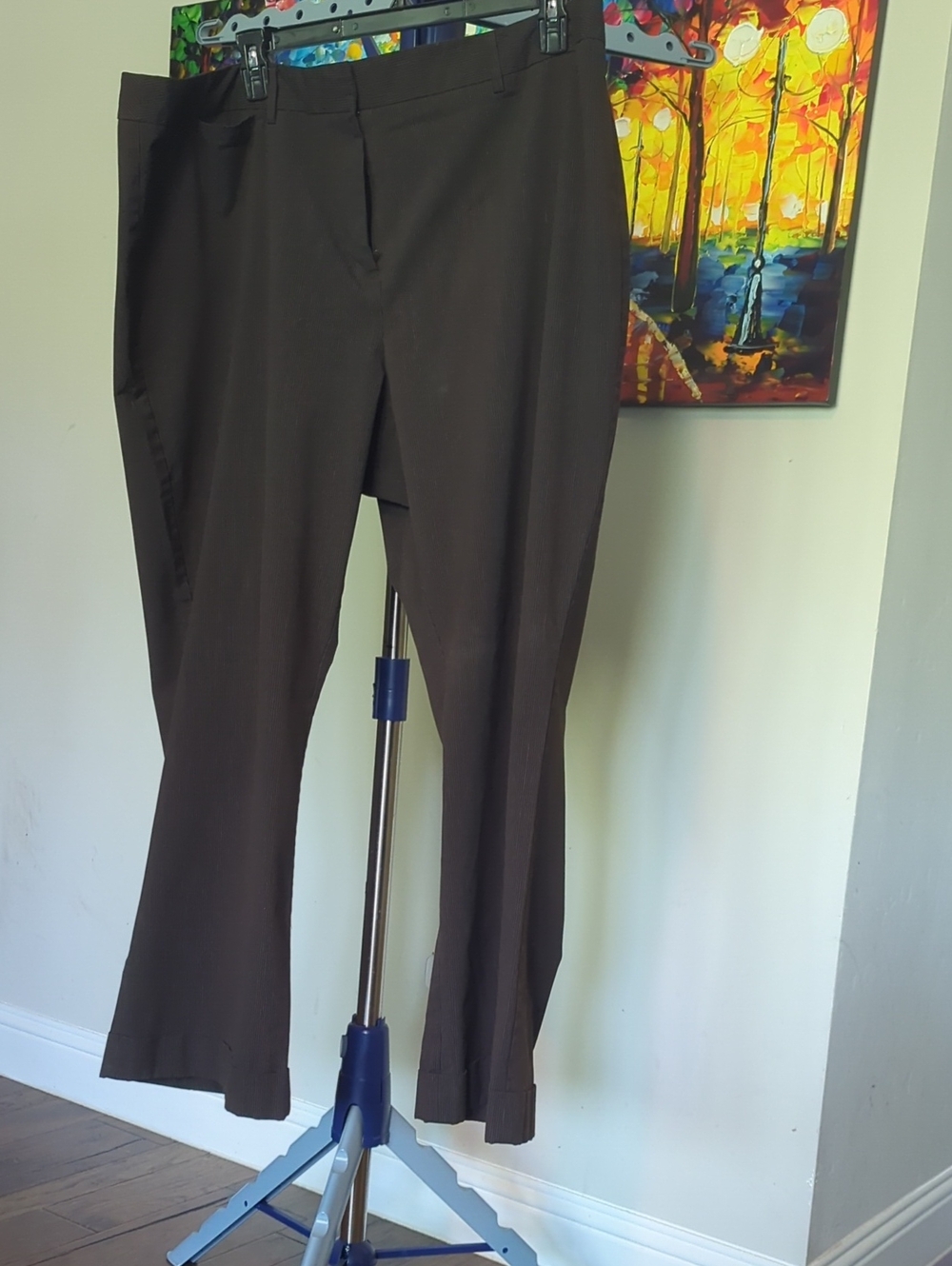 Lane Bryant Dark Brown Boot Cut Dress Pants Vintage #2